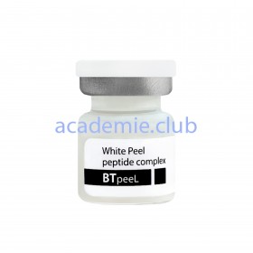 Белый пилинг осветляющий с пептидным комплексом и экстрактом пунарнавы White peel BTpeel, 3 мл. 
