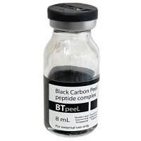 Черный пилинг карбоновый с пептидным комплексом Black Carbon Peel BTpeel, 8 мл