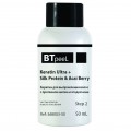 Кератин для выпрямления волос с протеином шелка и ягодой асаи Ultra+ BTpeel, 50 мл
