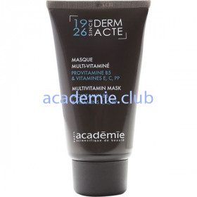 Мультивитаминная маска Masque Multi-Vitamine Provitamine B5 & Vitamines E, C, PP Academie, 50мл